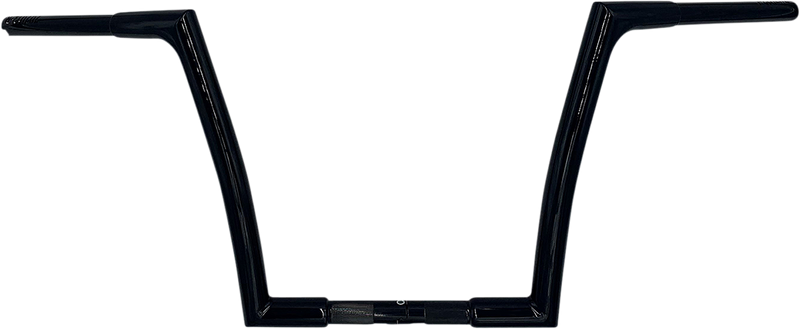 FAT BAGGERS INC. 1-1/4" EZ Install Flat Top Handlebar - 12" - Black 707012-B