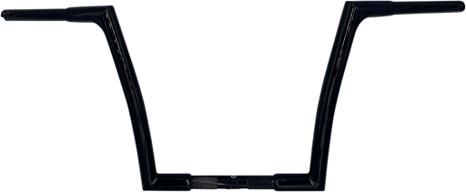 FAT BAGGERS INC. 1-1/4" EZ Install Flat Top Handlebar - 12" - Black 707012-B