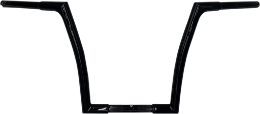 FAT BAGGERS INC. 1-1/4" EZ Install Flat Top Handlebar - 14" - Black 707014-B