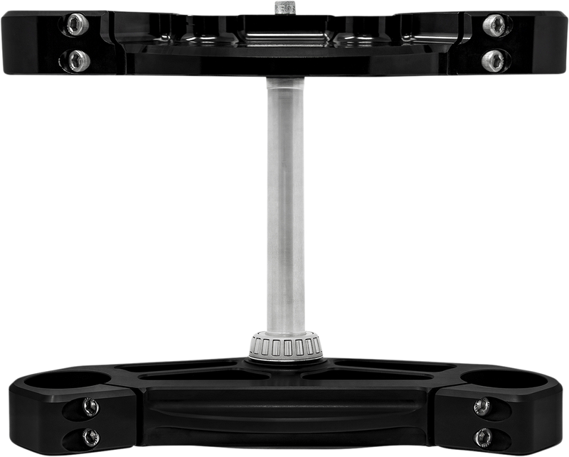 SLYFOX Triple Tree - 49 mm - Black Anodized - Upper/Lower - '99-'13 TOURING