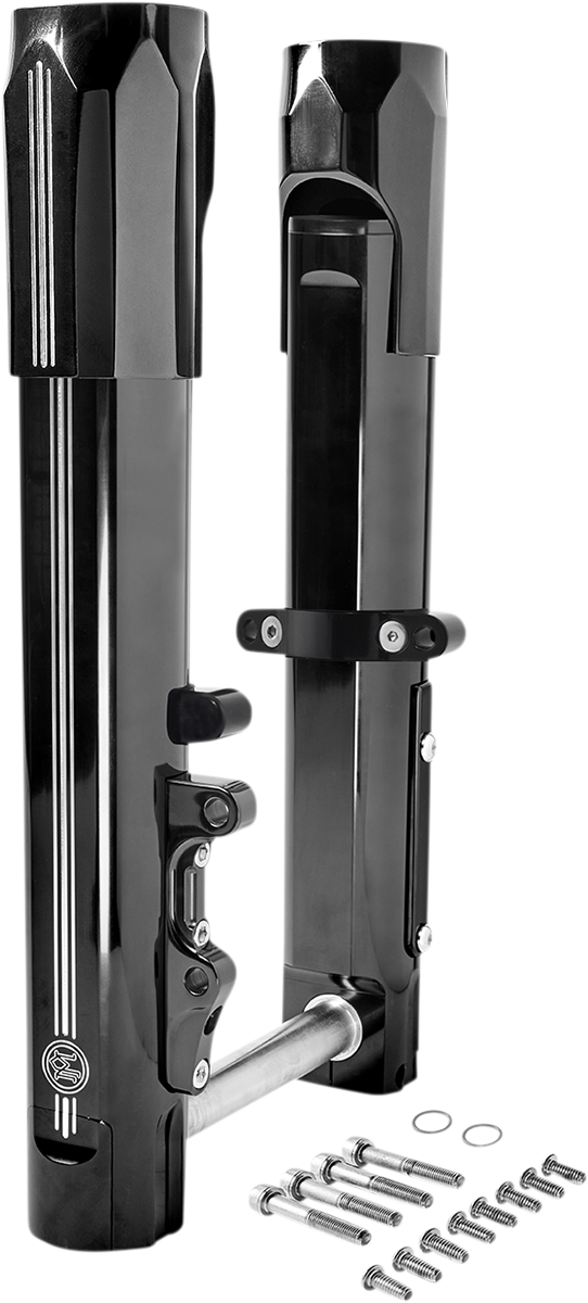 PERFORMANCE MACHINE (PM) Fork Legs - Contrast Cut - Lower - Single Disc - '21-'23 TOURING