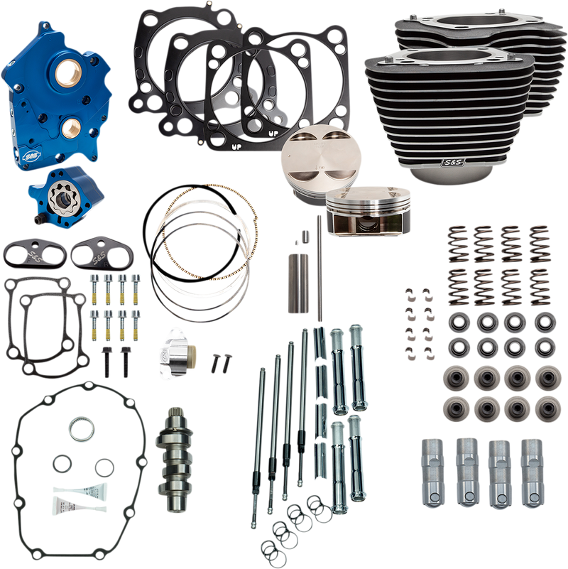 S&S CYCLE 124" Power Package Engine Performance Kit - Chain Drive