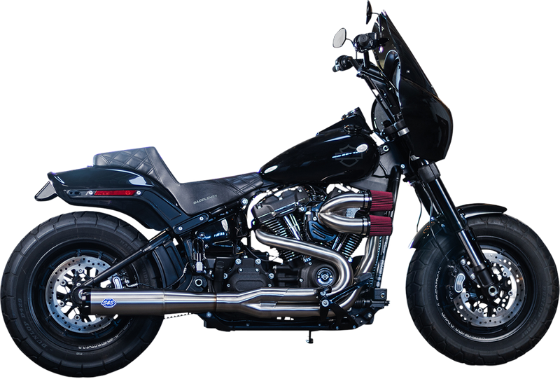 S&S CYCLE SuperStreet 2:1 50 State Exhaust System - M8 Softail - Stainless Steel
