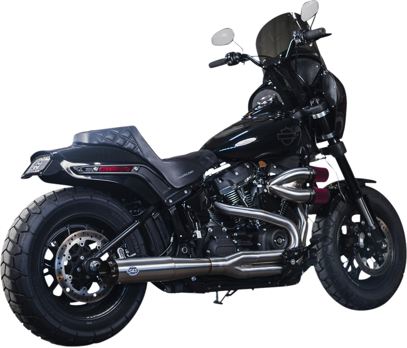 S&S CYCLE SuperStreet 2:1 50 State Exhaust System - M8 Softail - Stainless Steel