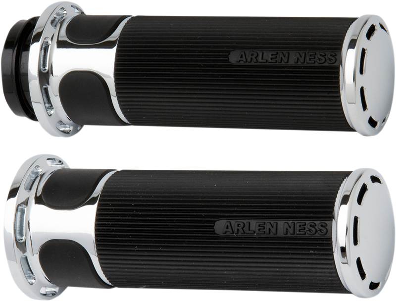 ARLEN NESS Slot Track Grips - Cable - Chrome