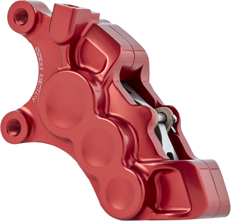 ARLEN NESS Ness Tech Left Front Six-Piston Differential Bore Caliper - Red - 11.8"