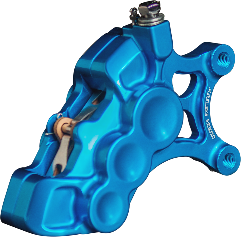 ARLEN NESS Ness Tech Right Front Six-Piston Differential Bore Caliper - Blue - 11.8"