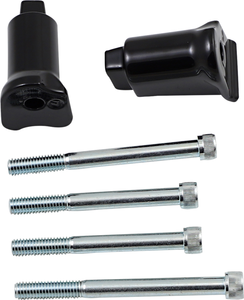 DRAG SPECIALTIES Passenger Floorboard Mount - Gloss Black - FL '18-'23