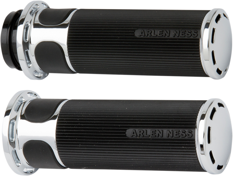 ARLEN NESS Slot Track Grips - TBW - Chrome