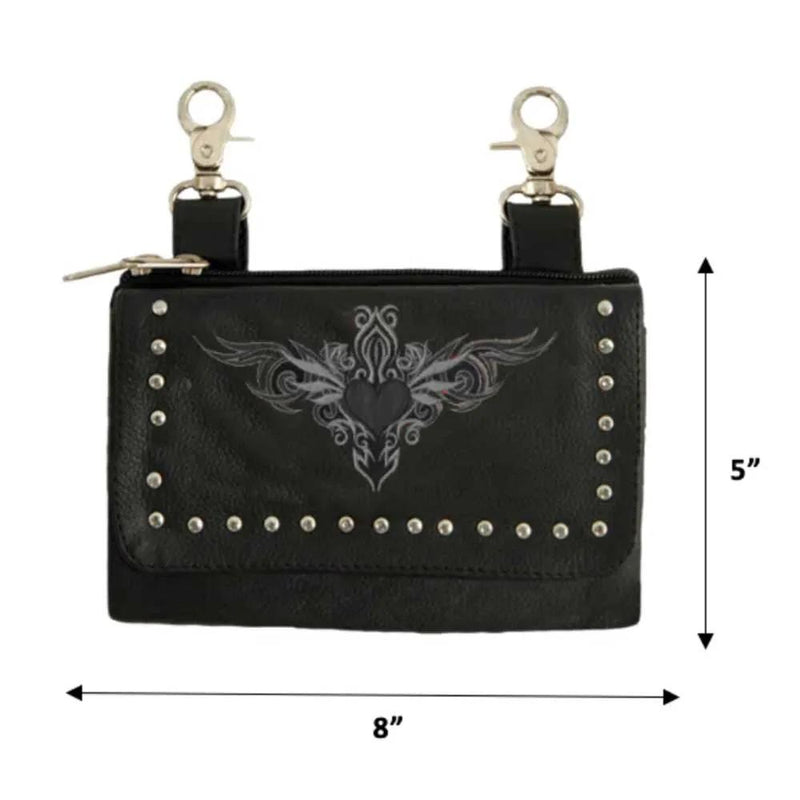 Women’s Premium Cowhide Clip on Leather Bag
