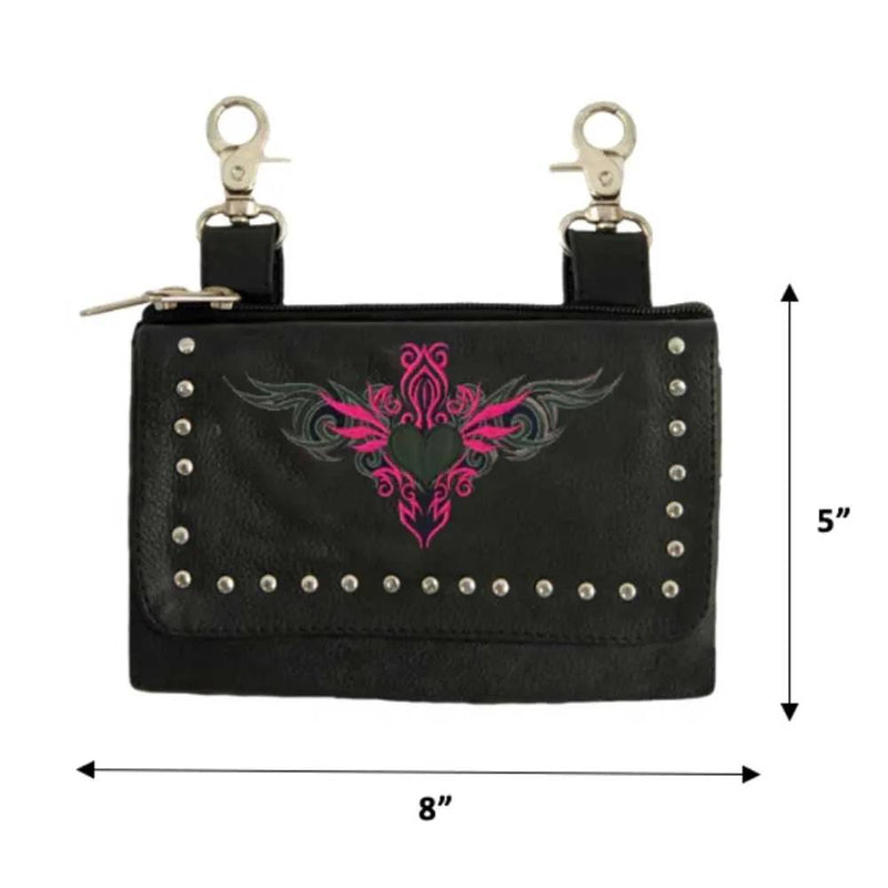 Ladies Cowhide Clip on Bag