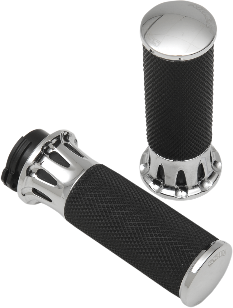 ARLEN NESS Fusion Deep Cut Grips - Cable - Chrome