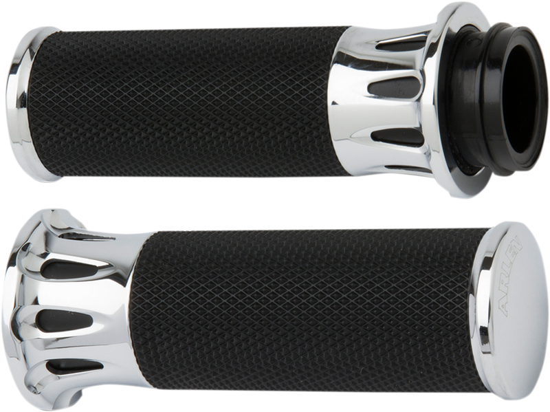 ARLEN NESS Fusion Deep Cut Grips - TBW - Chrome