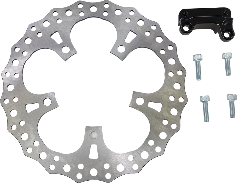 ARLEN NESS Jagged Floating Left Front Brake Rotor - 13"