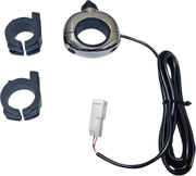 CUSTOM DYNAMICS Auxiliary Handlebar Mounted On/Off Switch - Universal - Chrome