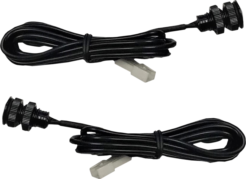 CUSTOM DYNAMICS LED Boltz Lights - Red - Black