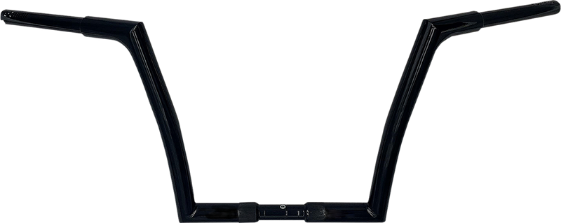 FAT BAGGERS INC. 1-1/4" EZ Install Flat Top Handlebar - 12" - Black 708012-B