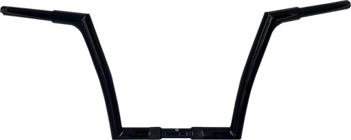 FAT BAGGERS INC. 1-1/4" EZ Install Flat Top Handlebar - 12" - Black 708012-B