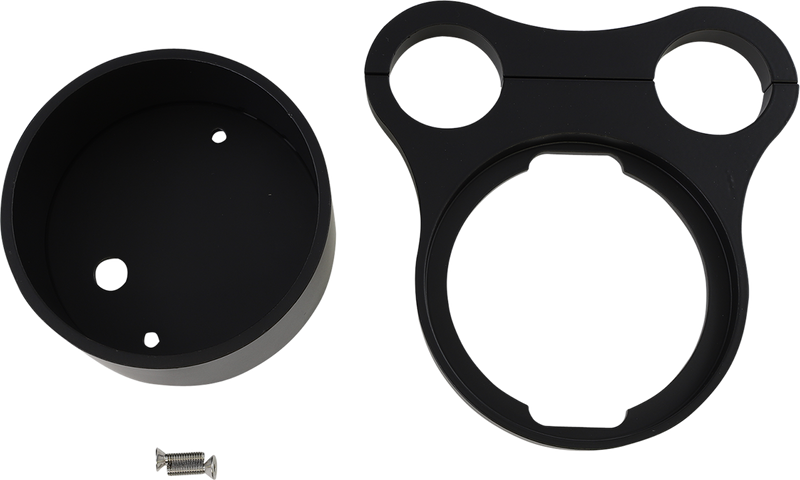 DRAG SPECIALTIES 1.5" T-Bar OEM Gauge Mount - Gloss Black