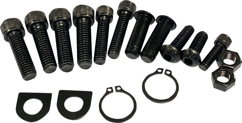 DRAG SPECIALTIES Forward Control Mounting Hardware Kit - Black
