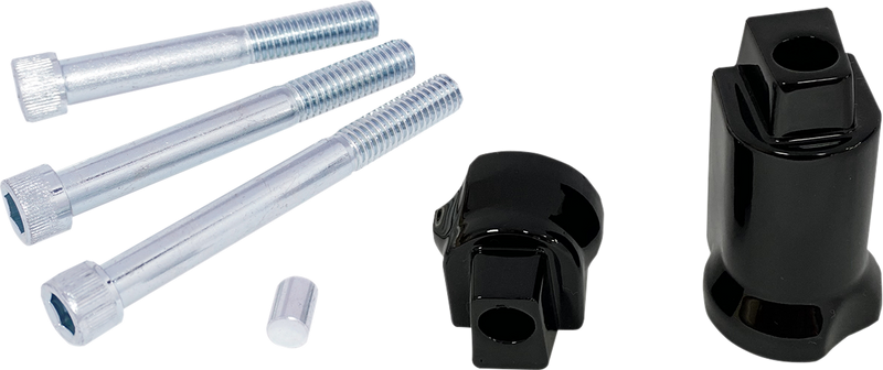 DRAG SPECIALTIES Passenger Floorboard Mount - Gloss Black