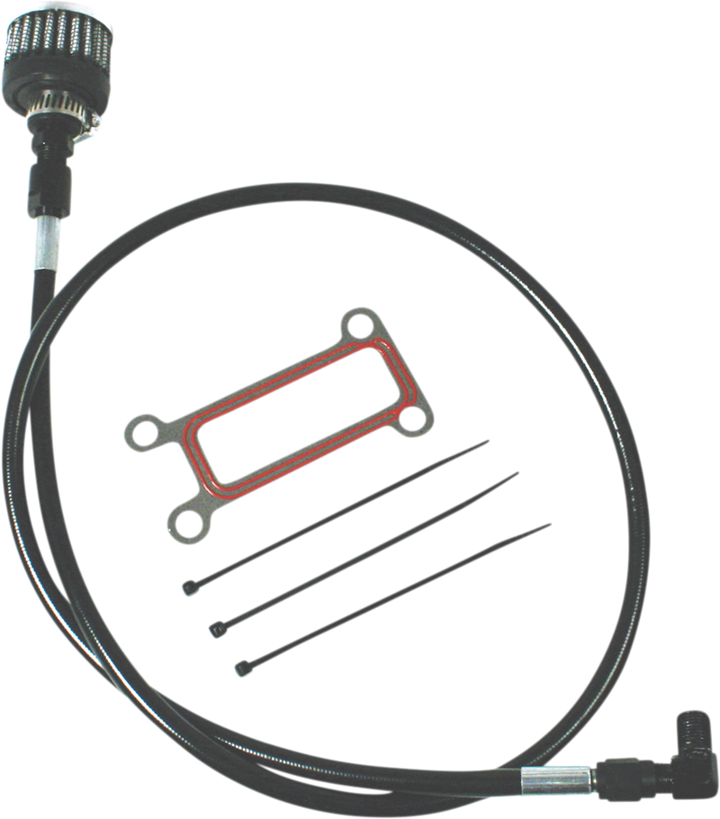 FEULING OIL PUMP CORP. Oil Tank Breather Kit - Black - 99'-01' Touring