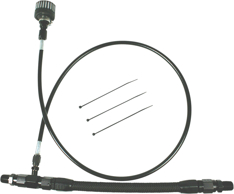 FEULING OIL PUMP CORP. Oil Tank Breather Kit - Black - 02'-06' Touring