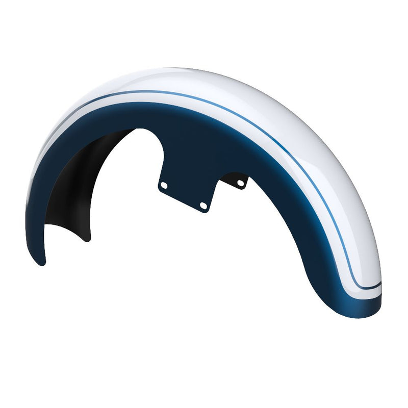 Advanblack Fast Johnnie 21" Reveal Wrapper Hugger Front Fender For '09-'23 Harley Touring Models