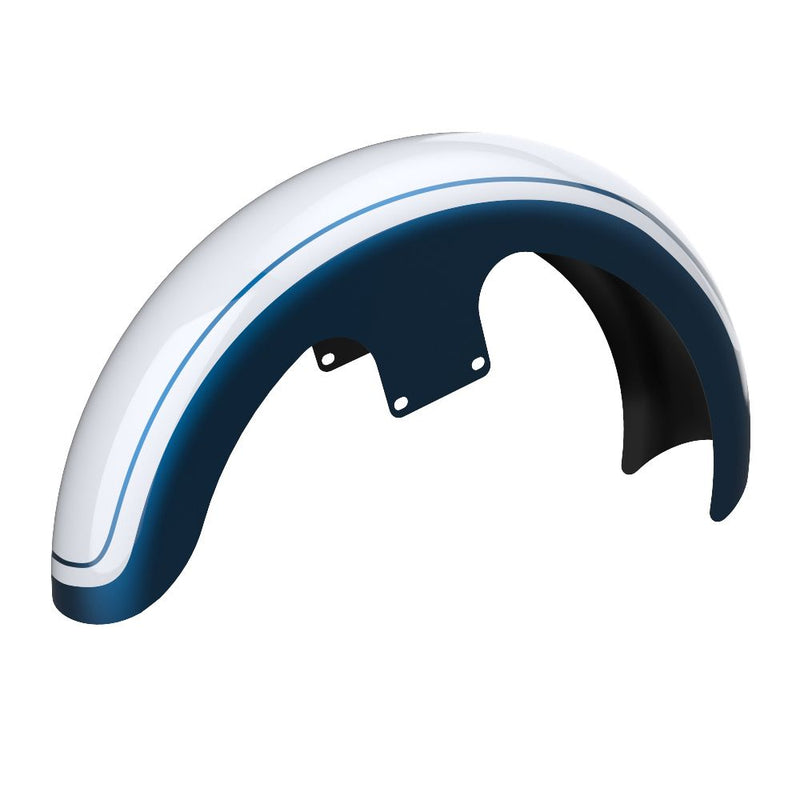 Advanblack Fast Johnnie 21" Reveal Wrapper Hugger Front Fender For '09-'23 Harley Touring Models