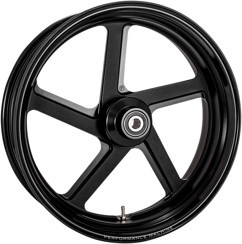 PERFORMANCE MACHINE (PM) Wheel - Pro-Am - Rear - Single Disc/without ABS - Black Ops* - 18x5.5 - '09-'22 TOURING