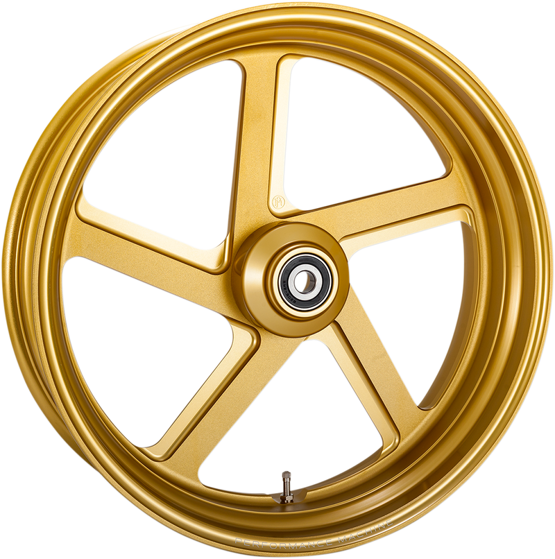 PERFORMANCE MACHINE (PM) Wheel - Pro-Am - Rear - Single Disc/without ABS - Gold Ops* - 18x5.5 - '09-'22 TOURING