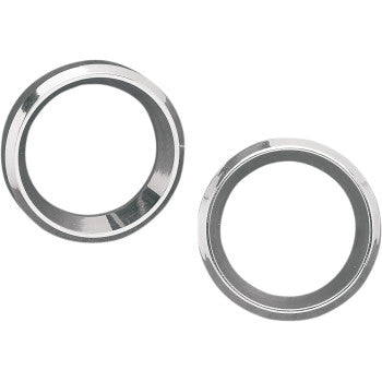 DRAG SPECIALTIES Instrument Gauge Bezel - Chrome - 2" Diameter - FLH / FLT '86-'13