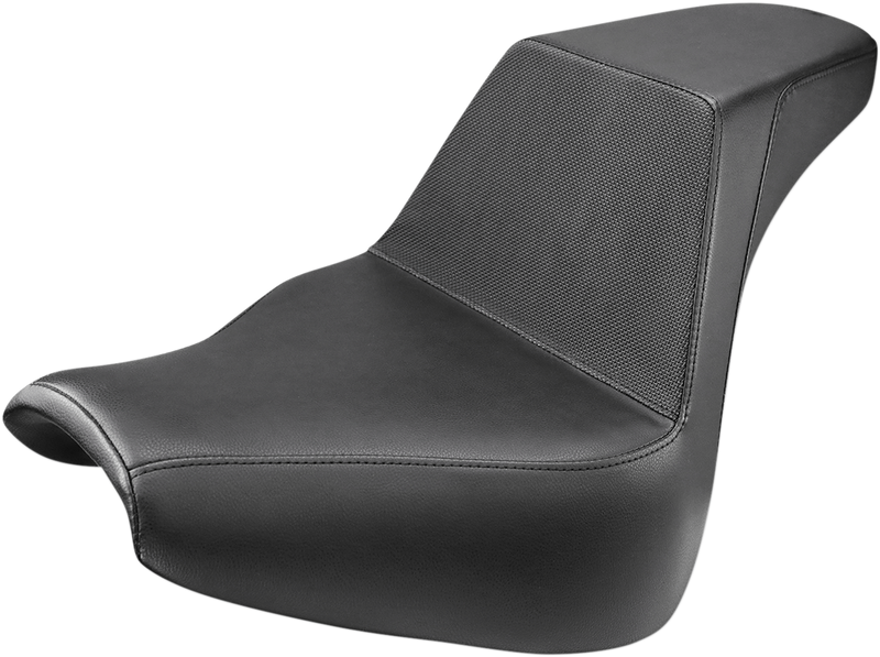 SADDLEMEN Step-Up Seat - Gripper - Black - Softail '18-'20