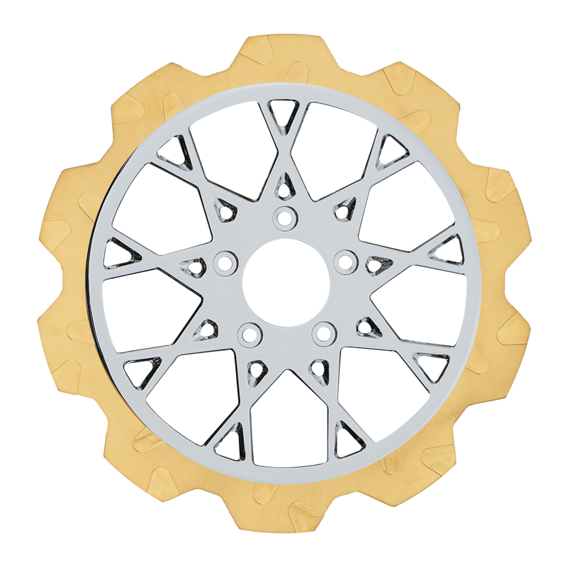 LYNDALL RACING BRAKES Oversized 13" Crown Cut Front Brake Rotor