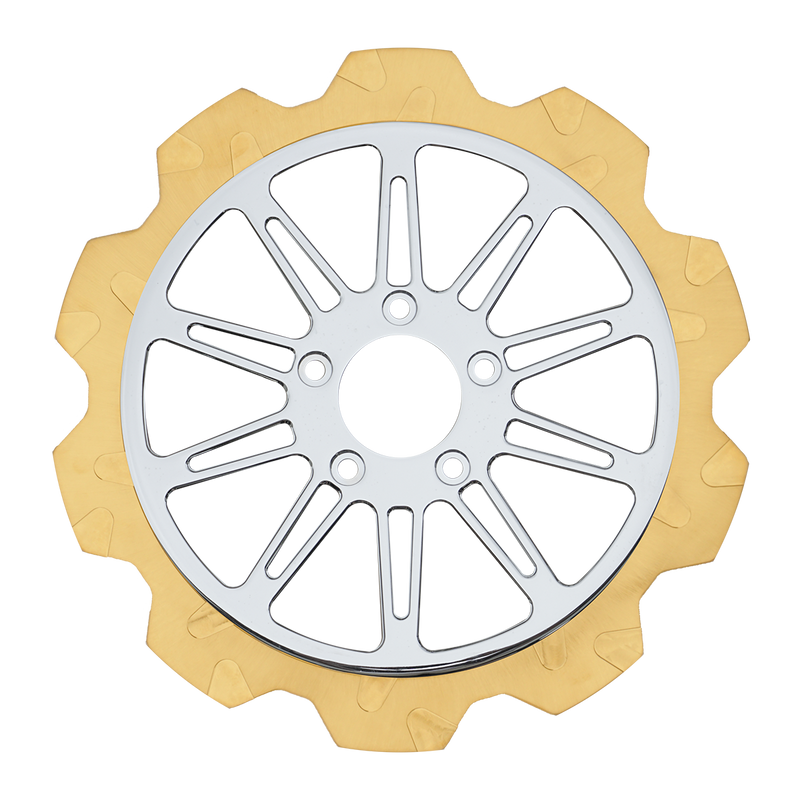 LYNDALL RACING BRAKES Oversized 13" Crown Cut Front Brake Rotor