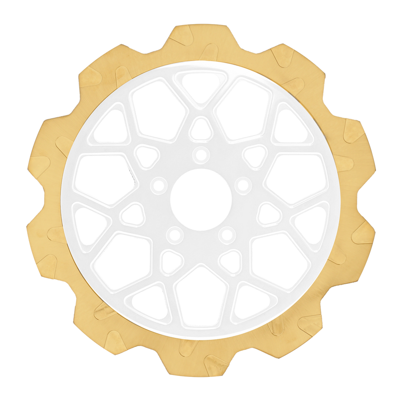 LYNDALL RACING BRAKES Oversized 13" Crown Cut Front Brake Rotor