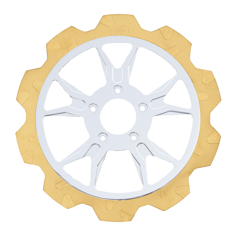 LYNDALL RACING BRAKES Oversized 13" Crown Cut Front Brake Rotor