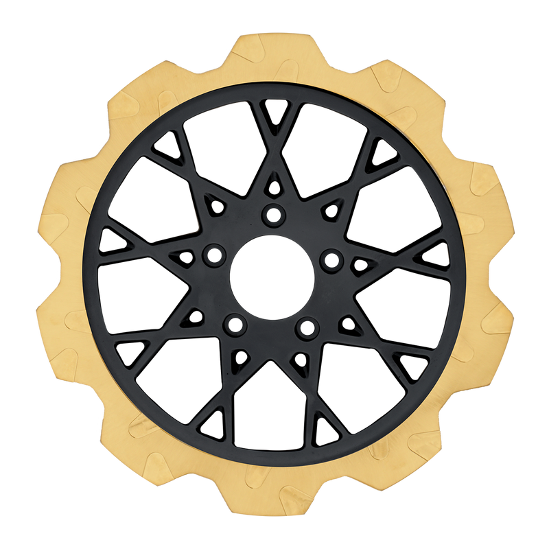 LYNDALL RACING BRAKES Oversized 13" Crown Cut Front Brake Rotor