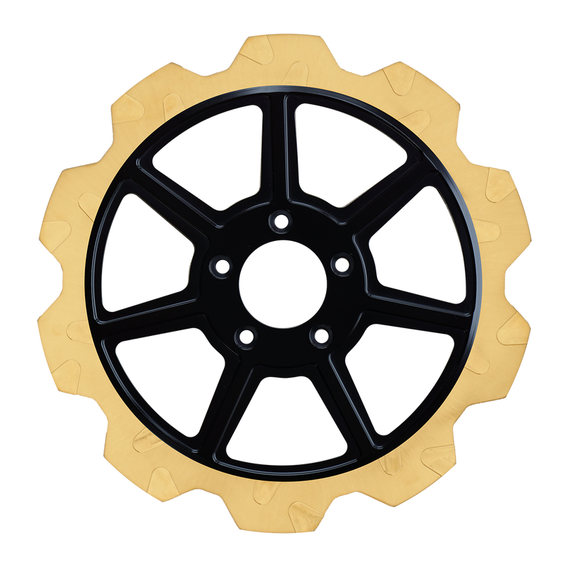LYNDALL RACING BRAKES Oversized 13" Crown Cut Front Brake Rotor