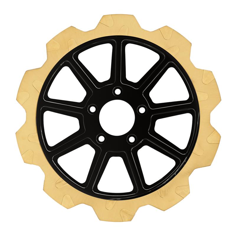 LYNDALL RACING BRAKES Oversized 13" Crown Cut Front Brake Rotor