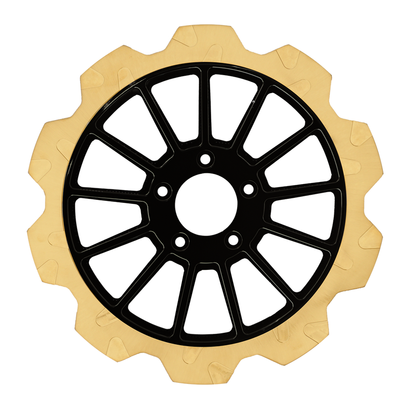 LYNDALL RACING BRAKES Oversized 13" Crown Cut Front Brake Rotor