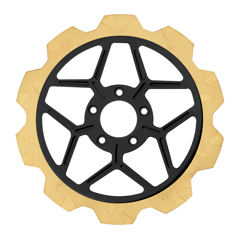 LYNDALL RACING BRAKES Oversized 13" Crown Cut Front Brake Rotor