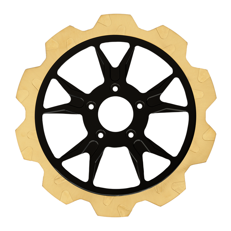 LYNDALL RACING BRAKES Oversized 13" Crown Cut Front Brake Rotor
