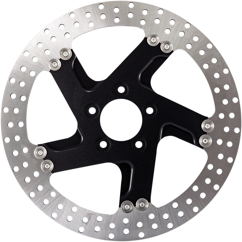 PERFORMANCE MACHINE (PM) Black Ops Rotor - 11.8" - Front Left - '08-'19 TOURING