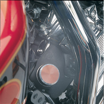DRAG SPECIALTIES Electronic Speedometer Speed Sensor Hole Plug - Chrome - HD