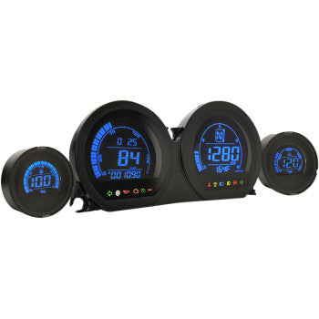 KOSO HD-03 | 4 pieces LCD kit (Eight Changeable Colors) | Harley Touring 2014-2020