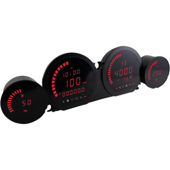 KOSO HD-03L - Four-Piece LED Gauge Kit -  HARLEY TOURING 2014-2023