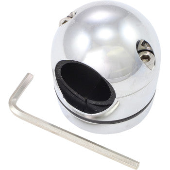 DRAG SPECIALTIES Handlebar Mount Thermometer - Chrome - For 1" Bar