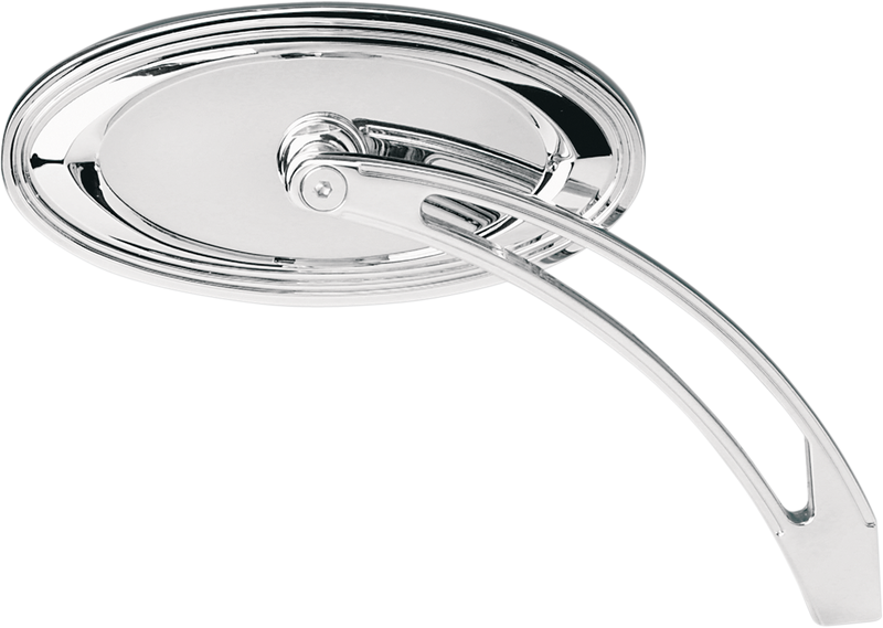 ARLEN NESS Mirror - Side View - Stepped - Oval - Chrome - Left / Right