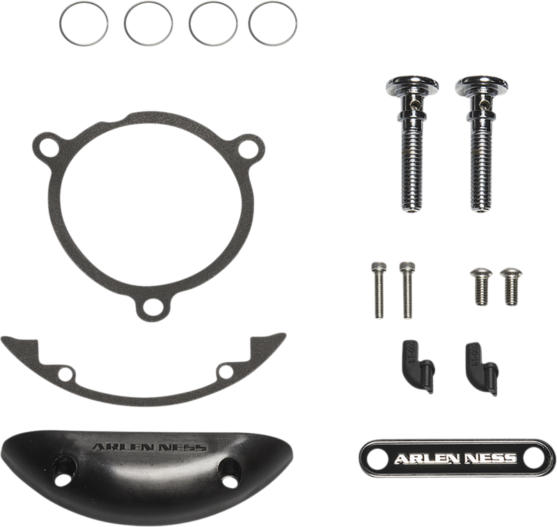 ARLEN NESS Replacement Air Cleaner Hardware Kit - Black - Inverted / Method® / Clear Tear™ / Sidekick
